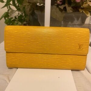Louis Vuitton Epic Mustard Yellow Wallet